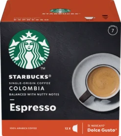 AromaKaffee Angebote Store 38 Nestlé® Starbucks By Nescafe Dolce Gusto 12 Kapseln Colombia Espresso Arabica Kaffee