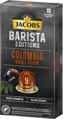 JACOBS Kapseln Barista Editions Colombia Origin 9 10 X 10 Nespresso®* Kompatibel -AromaKaffee Angebote Store 0340e85ce02ca01e0564e38a5d963e18