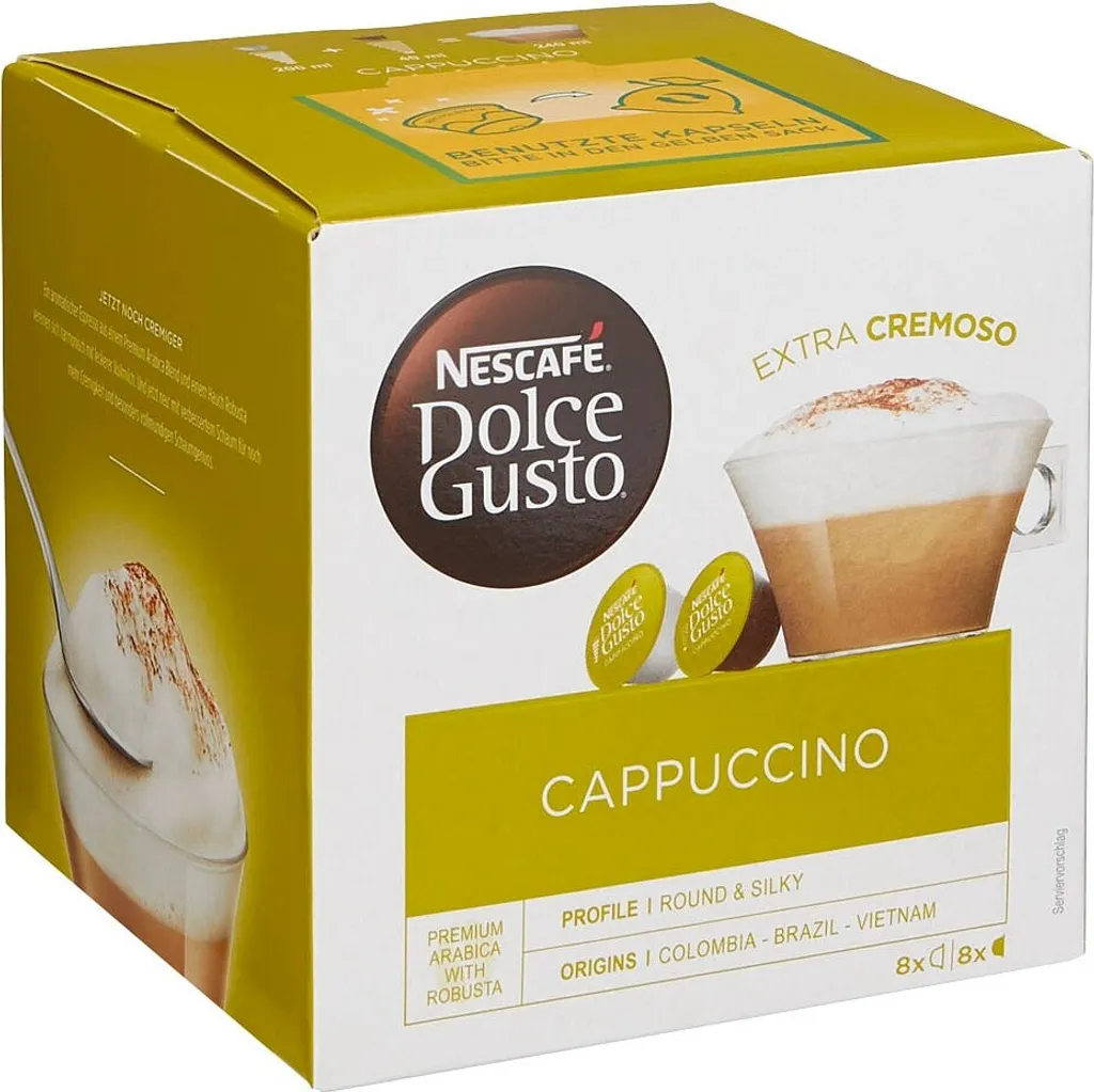 Nescafé® Nescafé Dolce Gusto Cappuccino | 8 Kaffeekapseln 8 Nescafé® Nescafé Dolce Gusto Cappuccino | 8 Kaffeekapseln – Bild 8