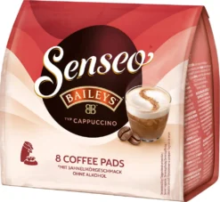 SENSEO Cappuccino Baileys Pads Sahnelikörgeschmack 10er Pack - 10 X 8 Getränke -AromaKaffee Angebote Store 06c701d83e6857c37043f51b47847e62