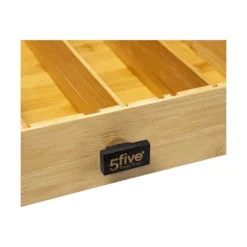 5five Simply Smart Aufbewahrungsbox Kaffe Kapsel Modern Metall Bambus Schwarz/braun 7,5cm X 33cm X 31cm -AromaKaffee Angebote Store 0819644cdd584535b6e5e5cc3e82d544