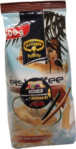 Krüger Family Eiskaffee Schoko | 500g-Beutel -AromaKaffee Angebote Store 081fee56fe098ca7e7ffdb72ac3c0525