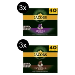 JACOBS Lungo 8 + Espresso 10 Nespresso®* Kompatibel - 240 Kapseln XXL-Pack -AromaKaffee Angebote Store 083f988687f885ad580e5cb37567d764
