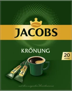 JACOBS Löskaffee Krönung 16 X 20 Sticks Löslicher Kaffee Instantkaffee 320 Getränke -AromaKaffee Angebote Store 0c4bff971892decef32c952364e9d188