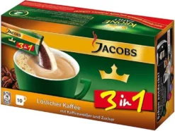 Jacobs Classic 3in1 Sticks | Löslicher Kaffee | 10 Portionen -AromaKaffee Angebote Store 0f4e5bf55b456fcc43734305c682646f