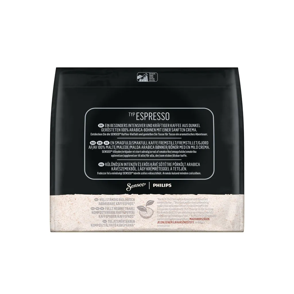 SENSEO Pads Typ Espresso UTZ 5 X 16 Senseopads - 80 Getränke Pads 5 SENSEO Pads Typ Espresso UTZ 5 X 16 Senseopads - 80 Getränke Pads – Bild 5