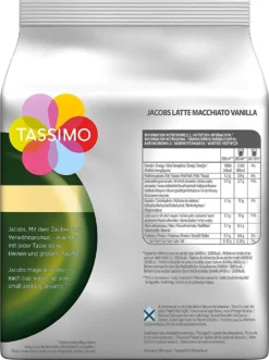 TASSIMO Jacobs Typ Latte Macchiato Vanilla 5er Pack T Discs Kapseln 5x8 Getränke -AromaKaffee Angebote Store 12119f8a6ddae7824c7d25c127525af3