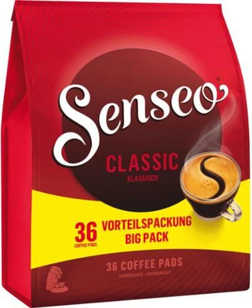 Senseo Classic | Vorteilspackung | 36 Kaffeepads 1 Senseo Classic | Vorteilspackung | 36 Kaffeepads
