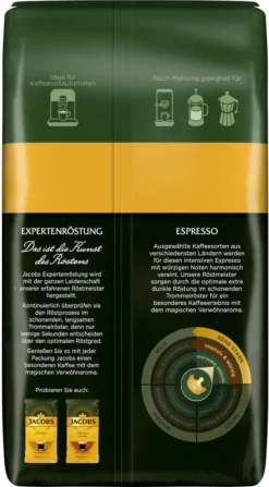 JACOBS Kaffeebohnen Expertenröstung Espresso 3 Kg Ganze Espressobohnen + 1 Jacobs Barista Becher + 1 Dose -AromaKaffee Angebote Store 14800e9ade06f13670e47790abdf7934