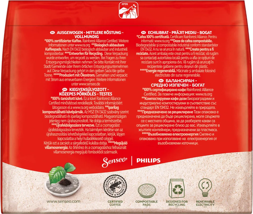 SENSEO Pads Italian Style & Classic Senseopads 160 Getränke 5 SENSEO Pads Italian Style & Classic Senseopads 160 Getränke – Bild 5