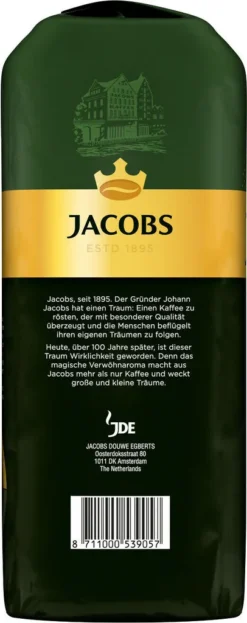 JACOBS Kaffeebohnen Expertenröstung Espresso 3 Kg Ganze Espressobohnen + 1 Jacobs Barista Becher + 1 Dose -AromaKaffee Angebote Store 182717db8bc5e65b5860e87278ec406e