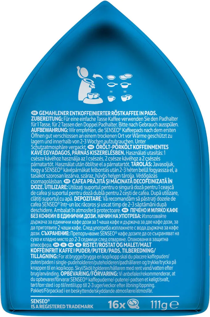 SENSEO Pads Decaf Senseopads 160 Getränke Entkoffeiniert 6 SENSEO Pads Decaf Senseopads 160 Getränke Entkoffeiniert – Bild 6