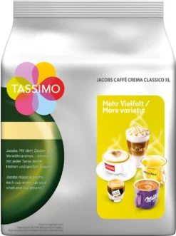 Tassimo Jacobs Caffè Crema Classico XL | 5 Packungen á 16 T Discs -AromaKaffee Angebote Store 1adc906880144ea37a9ffb15ad237bb4