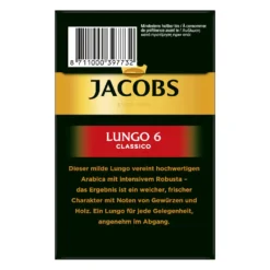 JACOBS Kapseln Lungo Classico 5 X 40 Nespresso®* Kompatible Kaffeekapseln -AromaKaffee Angebote Store 1af1280c135d1d7000e345813555ac9f