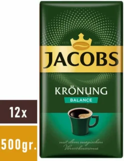 JACOBS Krönung Balance Filterkaffee 12 X 500 G Gemahlener Röstkaffee -AromaKaffee Angebote Store 1c23b5ad59226354684da1707df833c9