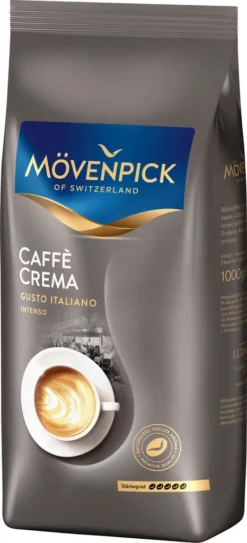 AromaKaffee Angebote Store 19 Mövenpick Caffè Crema Gusto Italiano Intenso | Ganze Bohne | 1000g