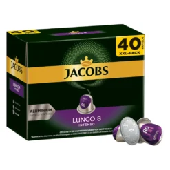 JACOBS Kapseln Lungo Intenso 5 X 40 Nespresso®* Kompatible Kaffeekapseln -AromaKaffee Angebote Store 1cebf109b7756dcb160b2109d9532116