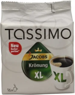 Tassimo Jacobs Krönung XL | 16 T Discs, Kaffeekapseln -AromaKaffee Angebote Store 1f5249f5184ce1ce15ae4a4c41c373d0