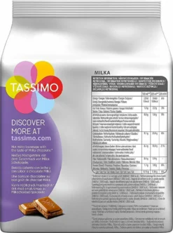 TASSIMO Creamy- Kaffee Paket Jacobs Krönung Crema Milka 5 Packungen 64 Portionen -AromaKaffee Angebote Store 201bf65172f4d8cfbb97f3965301e22f
