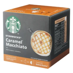 Nestlé® Starbucks By Nescafe Dolce Gusto Caramel Macchiato Arabica Kaffee 12 Kapseln -AromaKaffee Angebote Store 21853f360388c6023e8ce194fd0e1e25