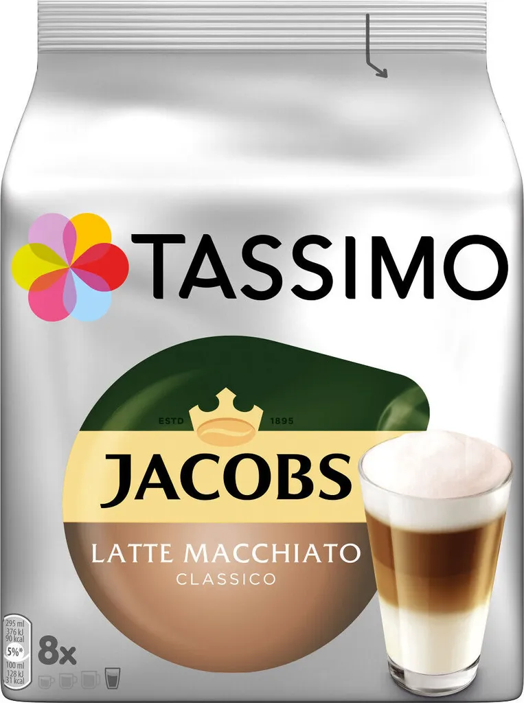 TASSIMO Kapseln Aktions-Paket 8 Packungen (4 Sorten) + Vivy 2 Schwarz Gratis 6 TASSIMO Kapseln Aktions-Paket 8 Packungen (4 Sorten) + Vivy 2 Schwarz Gratis – Bild 6