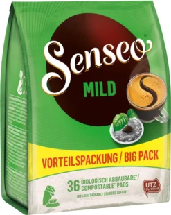 SENSEO Pads Mild UTZ 10 X 36 Kaffeepads Vorratspack - 360 Getränke -AromaKaffee Angebote Store 265262ba6cd4b21d40ae4e2d0f885b1b