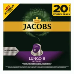 Jacobs Lungo 8 Intenso, Kaffeekapseln, Nespresso Kompatibel, Kaffee, 200 Kapseln, á 5.2 G -AromaKaffee Angebote Store 2abb46b14f8331e98702b40ac8f72995