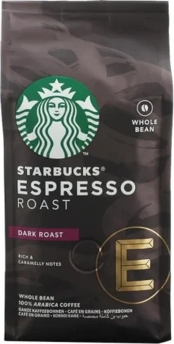 Nestlé® Starbucks Espresso Roast,Dark Roast,Karamellnote, Ganze Bohne, 200g -AromaKaffee Angebote Store 2d77c97ad014816c499520e921a04f3b