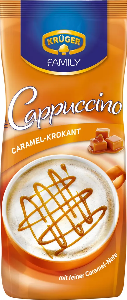 Krüger Family Cappuccino Caramel-Krokant | 500-g-Beutel 1 Krüger Family Cappuccino Caramel-Krokant | 500-g-Beutel