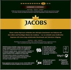 JACOBS Espresso 10 Intenso 200 Nespresso®* Kompatible Kaffeekapseln -AromaKaffee Angebote Store 34524faeca953fb7b53963e05948fe56