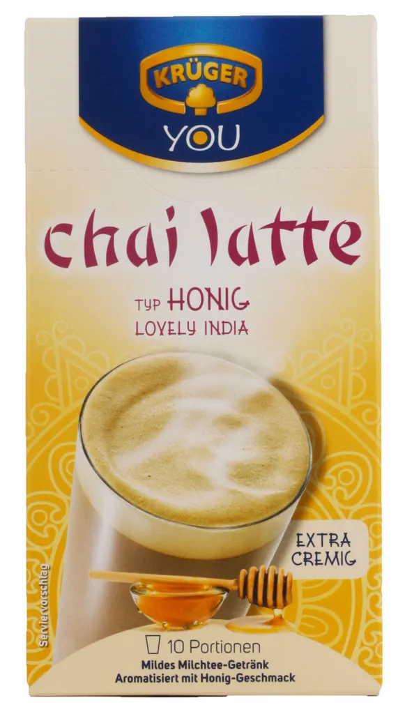 Krüger You Chai Latte Typ Honig Lovely India Extra Cremig | 10 Portionen 2 Krüger You Chai Latte Typ Honig Lovely India Extra Cremig | 10 Portionen – Bild 2