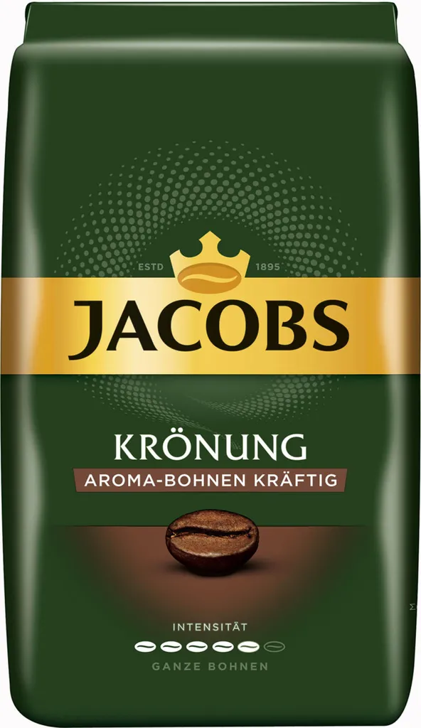 JACOBS Kaffeebohnen Krönung Aroma-Bohne Kräftig 500g Ganze Kaffee Bohnen 1 JACOBS Kaffeebohnen Krönung Aroma-Bohne Kräftig 500g Ganze Kaffee Bohnen