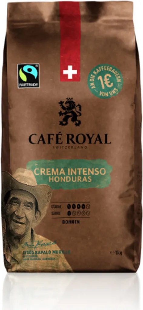 CAFE ROYAL Bohnenkaffee Honduras Crema Intenso 1kg 1 CAFE ROYAL Bohnenkaffee Honduras Crema Intenso 1kg