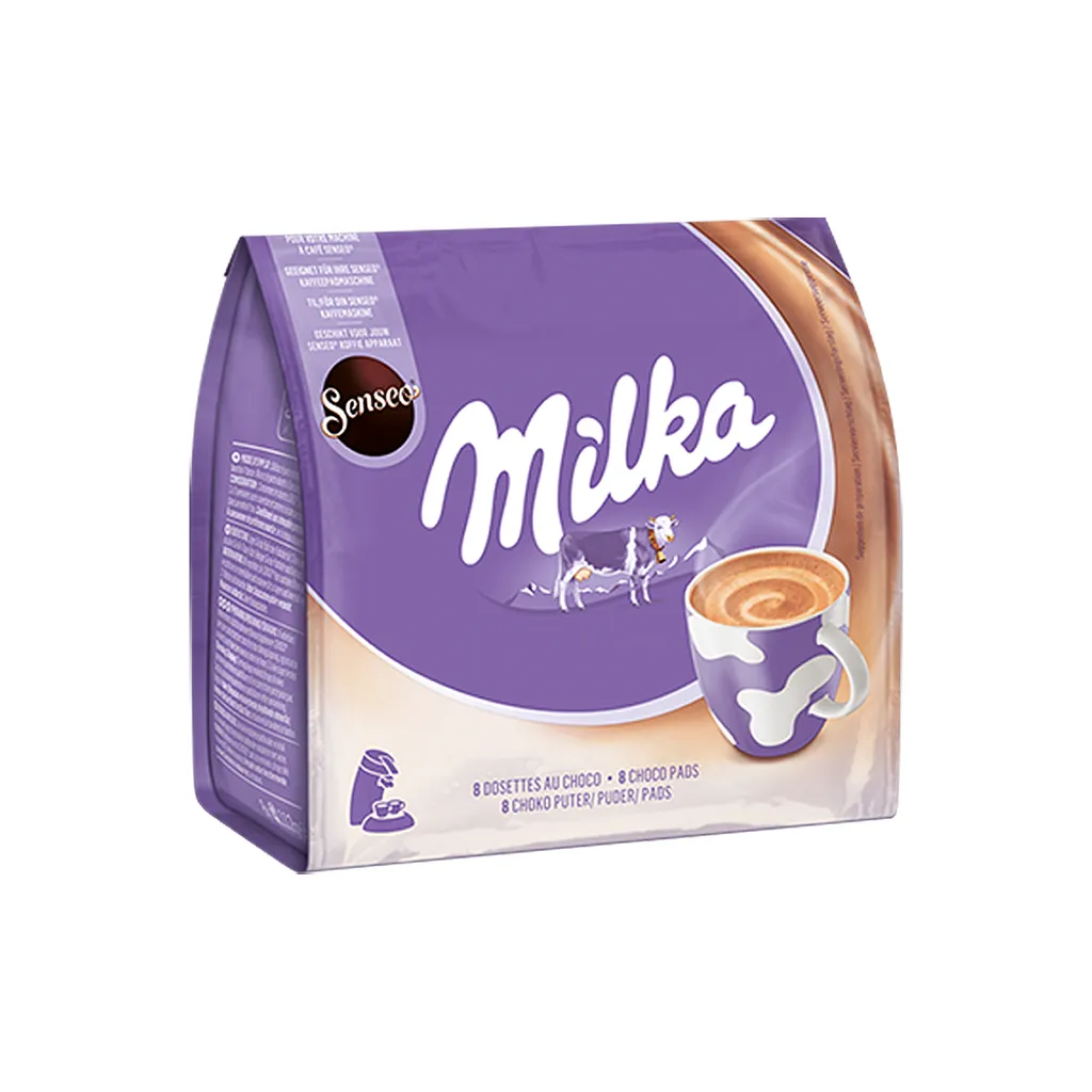 Senseo Milka Pads Aromatische Kakaohaltige Getränkepads 108g 1 Senseo Milka Pads Aromatische Kakaohaltige Getränkepads 108g