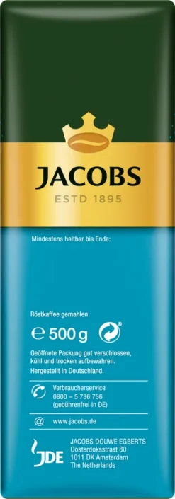 Jacobs Filterkaffee Auslese Mild & Sanft | Gemahlen | 500g -AromaKaffee Angebote Store 38493680e54f41d9137b6030d5a70d1f