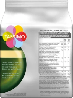 Tassimo Jacobs Cappuccino Classico (5 X 8 Getränke) -AromaKaffee Angebote Store 39ca7c71c3953d8a21e307fd930c7559
