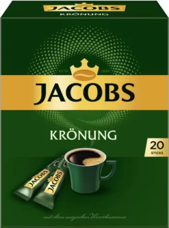 JACOBS Löskaffee Krönung 16 X 20 Sticks Löslicher Kaffee Instantkaffee 320 Getränke -AromaKaffee Angebote Store 3be92f8512dab1d9dd7c9199dd1d7c1f