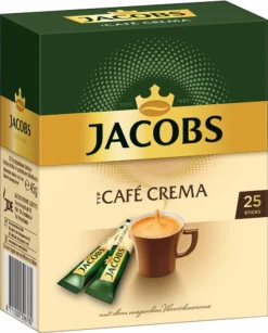 JACOBS Typ Cafe Crema Löslicher Kaffee 12 X 25 Sticks -AromaKaffee Angebote Store 3d4a5a413d57f62000054ae409e0a4c9