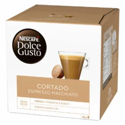 Nescafé® Nescafé Dolce Gusto Cortado Espresso Macchiato | 16 Portionen -AromaKaffee Angebote Store 3f35042405013004d006bb058dc90a29