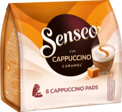 SENSEO Typ Cappuccino Caramel Pads 10er Pack 10 X 8 Getränke -AromaKaffee Angebote Store 3fcd0ad7b44d83a5f0417782c1fecfb4