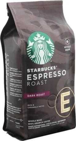 Nestlé® Starbucks Espresso Roast,Dark Roast,Karamellnote, Ganze Bohne, 200g -AromaKaffee Angebote Store 4045d3920640353515f5ad280b2bab4f