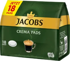 JACOBS Pads Crema Classic 270 Getränke - 15x18 Kaffeepads Senseo Kompatibel 10 JACOBS Pads Crema Classic 270 Getränke - 15x18 Kaffeepads Senseo Kompatibel -AromaKaffee Angebote Store 413fd8006046b3bb7b8a0f6e182c223b