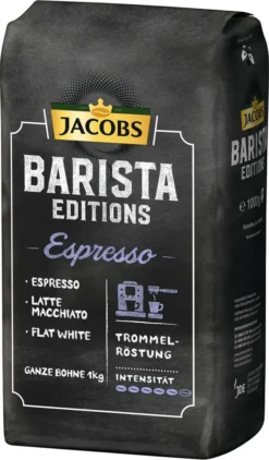 JACOBS Kaffeebohnen Barista Editions Espresso 2x1kg Ganze Bohne + Aluminium Dose Im Barista Design -AromaKaffee Angebote Store 47fa002a9c656045e8c2c2fc7e99de3c