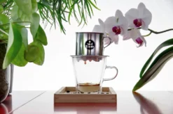 Vietnamesisches Kaffee-Starterset VietBeans Gemahlen - 2 X 250g Gemahlener Röstkaffee + Filter (Phin) + Gez. Kondensmilch -AromaKaffee Angebote Store 485d1f83d7f3fe11c2b7acb87c1ea827