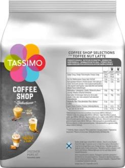 TASSIMO Coffee Shop Selections Toffee Nut Latte T Discs Kapseln 5 X 8 Getränke -AromaKaffee Angebote Store 48e2d484d30832cfafb03bf7b1e45da6