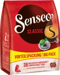 SENSEO Pads Classic UTZ 10 X 36 Getränke Pads Vorratspackung -AromaKaffee Angebote Store 497f054c10c34204f679122a1adeedb6