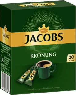 JACOBS Löskaffee Krönung 16 X 20 Sticks Löslicher Kaffee Instantkaffee 320 Getränke -AromaKaffee Angebote Store 4ce4c67dd85112c9595d8eed20287abf
