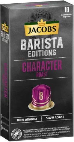 JACOBS Kapseln Barista Editions Character Roast 8 10x10 Nespresso®* Kompatibel -AromaKaffee Angebote Store 4d4142b434485e76a0e750ec175a4662
