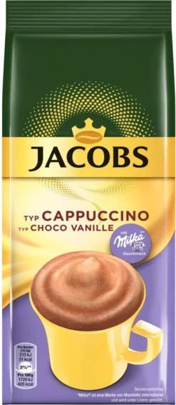 Jacobs Choco Cappuccino Typ Vanille 500g