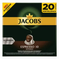 JACOBS Espresso 10 Intenso 200 Nespresso®* Kompatible Kaffeekapseln -AromaKaffee Angebote Store 4ee0f35e4dc4691fd900ede36b93ed27